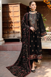 Rimsha - Winter 3PC Dhanak Embroidered Suit - BFB0420