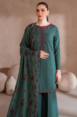 IZNIK - Winter 3PC Dhanak Embroidered Suit - BFB0458