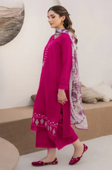 Zarashahjhan - Winter 3PC Dhanak Embroidered Suit - BFB0490