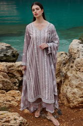 Zara Shahjahan - Winter 3PC Dhanak Embroidered Suit - BFB0450