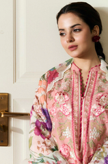 Binilyas - Winter 3PC Dhanak Embroidered Suit - BFB0498