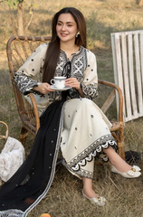 Allys - Winter 3PC Dhanak Embroidered Suit - BFA0064