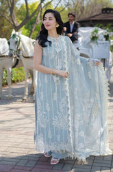 Rang Rasiya - 3PC Summer Lawn Embroidered Shirt with Monar Printed Dupatta and Trouser - BFB0813