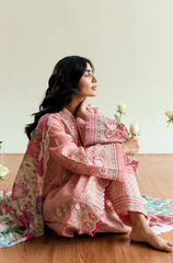 Binilyas - Winter 3PC Dhanak Embroidered Suit - BFB0498
