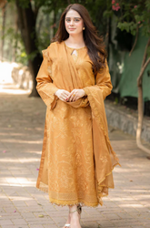 Mushq - 3PC Lawn Embroidered Suit - BFU0131