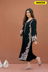 Shanzay Anooshay - Winter 2PC Dhanak Embroidered Suit - BFS0025