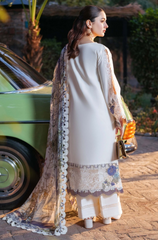 Jade- 3PC Chickenkari Lawn Embroidered Suit- BFB0300