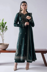 Asim Jofa - Winter 3PC Dhanak Embroidered Suit - BFB0451
