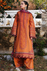 Laam- Winter 3PC Dhanak Embroidered Suit - BFB0479