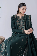 Asim Jofa - Winter 3PC Dhanak Embroidered Suit - BFB0451