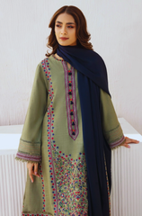 Jazmin - Winter 3PC Khaddar Embroidered Suit - BFB0093