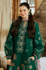 Coco Zara Shahjahan - Winter 3PC Dhanak Embroidered Suit - BFB0266
