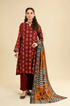 Nishat - 3PC Lawn Embroidered Suit - BFRZ0005