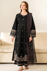 Summer 3PC Lawn Embroidered Suit - BFB0657