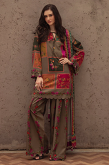 Charizma - Winter 3PC Karandi Digital Printed Dress - BFU0507