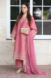 Summer 3PC Lawn Embroidered Suit - BFB0647