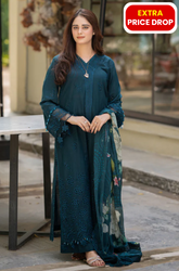 Bareeze - 3PC Lawn Embroidered Suit - BFB0243