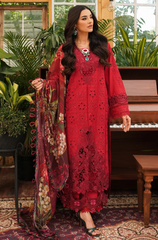 ELAF - 3PC Lawn Chickenkari Embroidered Suit - BFU0129