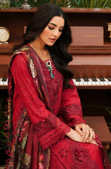 ELAF - 3PC Lawn Chickenkari Embroidered Suit - BFU0129