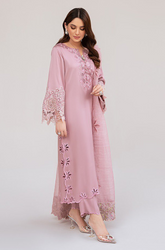 Nadia Farooqi - Winter 3PC Dhanak Embroidered Suit - BFS0016