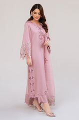 Nadia Farooqi - Winter 3PC Dhanak Embroidered Suit - BFS0016