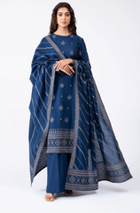 Bareeze - Winter 3PC Dhanak Embroidered Suit - BFB0215