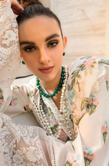 Crimson - Winter 3PC Dhanak ChickenKari Embroidered Suit - BFB0017