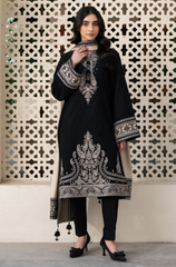 JAZMIN - Winter 3PC Dhanak Embroidered Suit - BFB0538