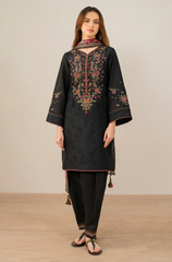 Jazmin - Winter 3PC Dhanak Embroidered Suit - BFU0109