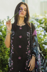 Mushq - Winter 3PC Dhanak Embroidered Suit - BFB0505