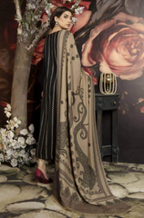 MARJJAN- Winter 3PC Dhanak Embroidered Suit - BFB0430