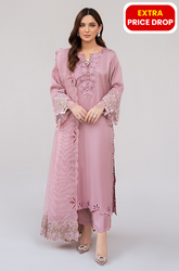 Nadia Farooqi - 3PC Lawn Embroidered Suit - BFS0016