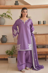 Batik - 3PC Summer Lawn Embroidered Shirt with Chiffon Embroidered Dupatta and Trouser - BFB0791