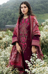 Zarashahjhan - Winter 3PC Dhanak Embroidered Suit - BFB0497