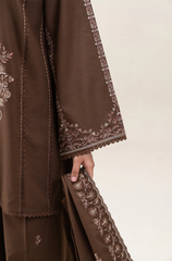 BEECHTREE - Winter 3PC Dhanak Embroidered Suit - BFB0482