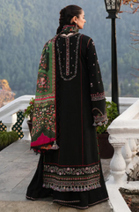 Hussain Rehar - Winter 3PC Dhanak Embroidered Suit - BFB0437