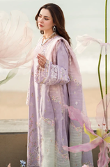 Qalamkar - 3PC Lawn ChickenKari Embroidered Suit - BFA0028