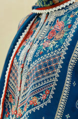 Zara Shahjahan - Winter 3PC Dhanak Embroidered Suit - BFB0126