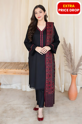 Asling - 3PC Lawn Embroidered Suit - BFB0014