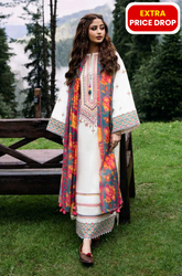 Sapphire - 3PC Lawn Embroidered Suit - BFB0189