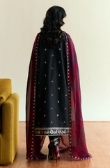 Zarashahjhan - Winter 3PC Dhanak Embroidered Suit - BFB0496