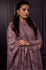 Azure - Winter 3PC Dhanak Embroidered Suit - BFB0426