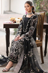 KAHF - Winter 3PC Dhanak Embroidered Suit - BFB0431