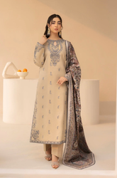Mohagni - 3PC Lawn Embroidered Suit - BFB0224