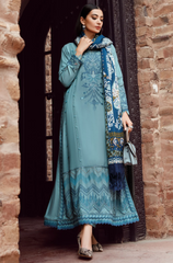 MARIA.B. - Winter 3PC Dhanak Embroidered Suit - BFB0438