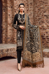 Maria.B - 3PC Lawn Embroidered Suit - BFRZ0114