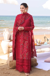 IMROZIA - Winter 3PC Dhanak Embroidered Suit - BFB0484