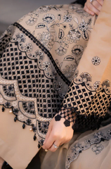 Garnet - Winter 3PC Dhanak Embroidered Suit - BFB0427