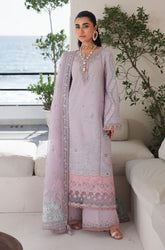 QALAMKAR - 3PC Lawn Embroidered Shirt with Monar Embroidered Dupatta and Trouser - BFB0777
