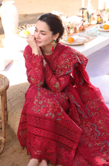 IMROZIA - Winter 3PC Dhanak Embroidered Suit - BFB0484